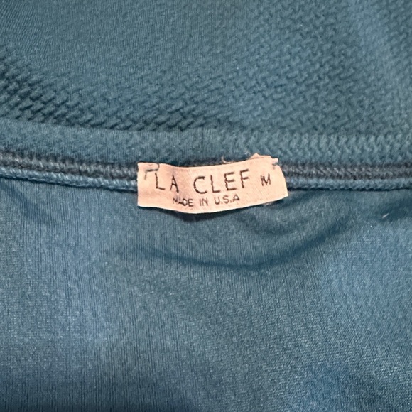 Medium Elegant Teal Maternity Dress - Picture 3 of 4